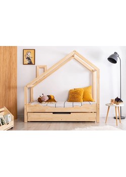 Drewniane łóżko dziecięce domek z szufladą Lumo 10X ze sklepu Edinos.pl w kategorii Łóżka dziecięce - zdjęcie 173684839