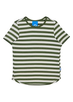 finkid Koszulka &quot;Maalari&quot; w kolorze zielono-białym ze sklepu Limango Polska w kategorii Bluzki dziewczęce - zdjęcie 173684878