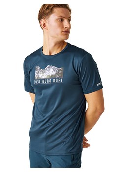 Regatta Koszulka funkcyjna &quot;Fingal Slogan III&quot; w kolorze granatowym ze sklepu Limango Polska w kategorii T-shirty męskie - zdjęcie 173685467