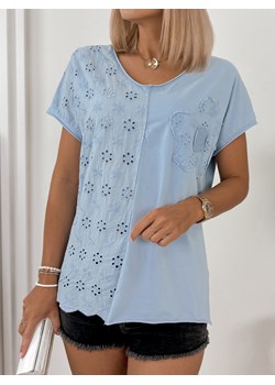 bluzka tiber błekitna uni ze sklepu UBRA w kategorii Bluzki damskie - zdjęcie 173687459