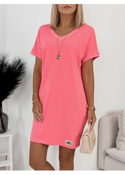 sukienka glint różowa uni ze sklepu UBRA w kategorii Sukienki - zdjęcie 173687585