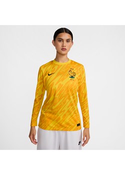Damska koszulka piłkarska Nike Dri-FIT FFF Stadium Goalkeeper 2024 – replika - Żółty ze sklepu Nike poland w kategorii Bluzki damskie - zdjęcie 173687757
