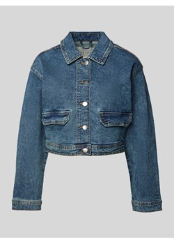 Kurtka jeansowa z kieszeniami z patkami ze sklepu Peek&Cloppenburg  w kategorii Kurtki damskie - zdjęcie 173687996