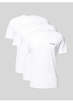 T-shirt z nadrukiem z logo w zestawie 3 szt. ze sklepu Peek&Cloppenburg  w kategorii Podkoszulki męskie - zdjęcie 173688095