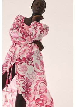 H & M - Sukienka z krepy z wiązanym paskiem - Różowy ze sklepu H&M w kategorii Sukienki - zdjęcie 173688167