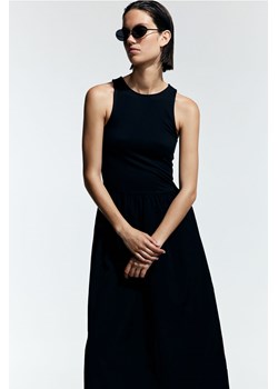 H & M - Sukienka z rozszerzanym dołem - Czarny ze sklepu H&M w kategorii Sukienki - zdjęcie 173688226