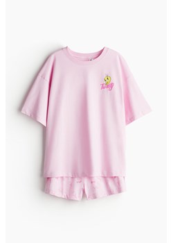 H & M - Piżama z nadrukiem - Różowy ze sklepu H&M w kategorii Piżamy damskie - zdjęcie 173688235