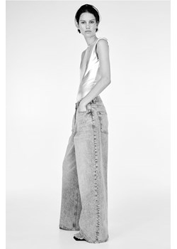 H & M - Baggy Regular Jeans - Szary ze sklepu H&M w kategorii Jeansy damskie - zdjęcie 173688266