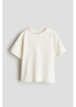 H & M - T-shirt oversize - Biały ze sklepu H&M w kategorii Bluzki dziewczęce - zdjęcie 173688345