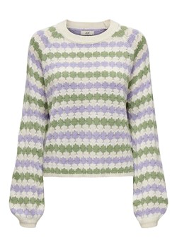 JDY Sweter w kolorze fioletowo-zielonym ze sklepu Limango Polska w kategorii Swetry damskie - zdjęcie 173688927