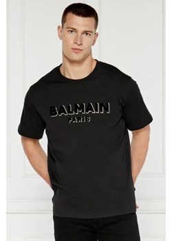 Balmain T-shirt FLOCK&FOIL | Regular Fit ze sklepu Gomez Fashion Store w kategorii T-shirty męskie - zdjęcie 173690049