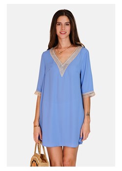 ASSUILI Sukienka w kolorze błękitnym ze sklepu Limango Polska w kategorii Sukienki - zdjęcie 173691165