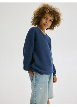 Reserved - Melanżowy sweter - granatowy ze sklepu Reserved w kategorii Swetry chłopięce - zdjęcie 173693028