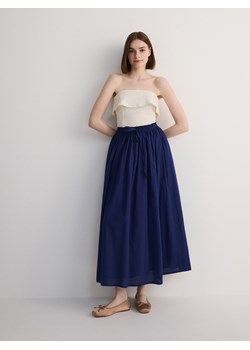 Reserved - Spódnica z bawełny - jasnoniebieski ze sklepu Reserved w kategorii Spódnice - zdjęcie 173693156