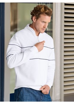 Sinsay - Bluza ze stójką - biały ze sklepu Sinsay w kategorii Bluzy męskie - zdjęcie 173693628