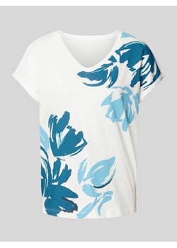T-shirt ze wzorem na całej powierzchni damski ze sklepu Peek&Cloppenburg  w kategorii Bluzki damskie - zdjęcie 173695315
