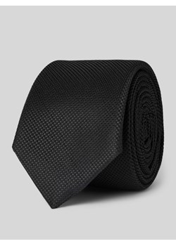 Krawat z detalem z logo ze sklepu Peek&Cloppenburg  w kategorii Krawaty - zdjęcie 173695369