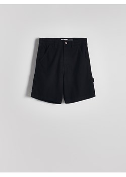 Reserved - Jeansowe szorty straight - czarny ze sklepu Reserved w kategorii Spodenki męskie - zdjęcie 173695716