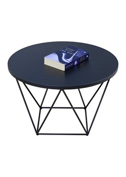 Czarny stolik kawowy w stylu loft - Boreko 4X ze sklepu Edinos.pl w kategorii Stoliki kawowe - zdjęcie 173696039