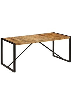 Industrialny stół z mango 90x180 - Veriz 4X ze sklepu Edinos.pl w kategorii Stoły - zdjęcie 173696315