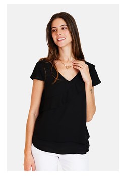 ASSUILI Bluzka w kolorze czarnym ze sklepu Limango Polska w kategorii Bluzki damskie - zdjęcie 173697299