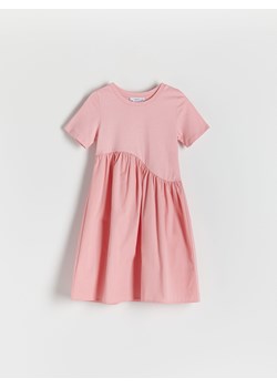 Reserved - Bawełniana sukienka - różowy ze sklepu Reserved w kategorii Sukienki dziewczęce - zdjęcie 173698336