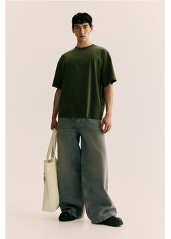 H & M - T-shirt Oversized Fit - Zielony ze sklepu H&M w kategorii T-shirty męskie - zdjęcie 173700085