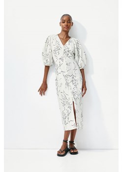 H & M - Sukienka z guzikami z przodu - Biały ze sklepu H&M w kategorii Sukienki - zdjęcie 173700095