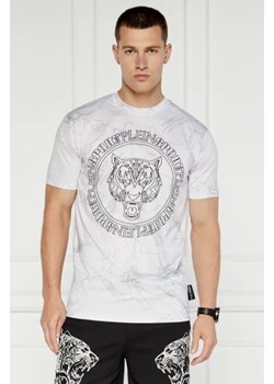 Plein Sport T-shirt Lunar | Regular Fit ze sklepu Gomez Fashion Store w kategorii T-shirty męskie - zdjęcie 173700299