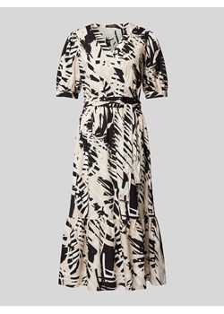 Sukienka midi ze wzorem na całej powierzchni ze sklepu Peek&Cloppenburg  w kategorii Sukienki - zdjęcie 173705205