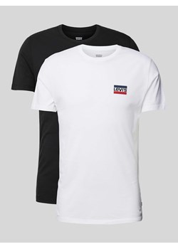T-shirt z nadrukiem z logo w zestawie 2 szt. ze sklepu Peek&Cloppenburg  w kategorii Podkoszulki męskie - zdjęcie 173705248