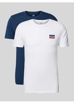 T-shirt z nadrukiem z logo w zestawie 2 szt. ze sklepu Peek&Cloppenburg  w kategorii T-shirty męskie - zdjęcie 173705276