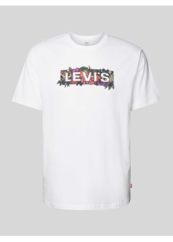 T-shirt z nadrukiem z logo ze sklepu Peek&Cloppenburg  w kategorii T-shirty męskie - zdjęcie 173705295