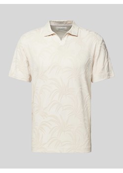 Koszulka polo z żakardowym wzorem ze sklepu Peek&Cloppenburg  w kategorii T-shirty męskie - zdjęcie 173705507