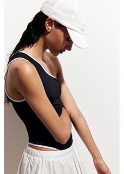 H & M - Body thong na jedno ramię - Czarny ze sklepu H&M w kategorii Bluzki damskie - zdjęcie 173705725