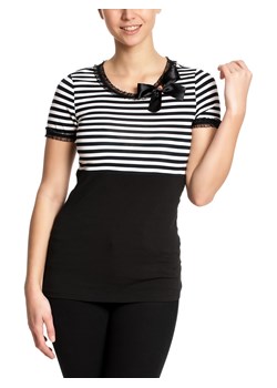 Pussy Deluxe Koszulka &quot;Stripey&quot; w kolorze czarno-białym ze sklepu Limango Polska w kategorii Bluzki damskie - zdjęcie 173707139