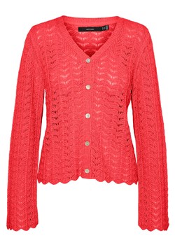 Vero Moda Kardigan w kolorze czerwonym ze sklepu Limango Polska w kategorii Swetry damskie - zdjęcie 173708027