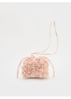 Reserved - Mini torebka z kwiatami - złamana biel ze sklepu Reserved w kategorii Torebki damskie - zdjęcie 173708439