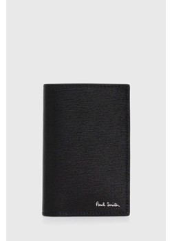 Paul Smith portfel skórzany męski kolor czarny M1A-4774-NSTRGS ze sklepu PRM w kategorii Portfele męskie - zdjęcie 173710398