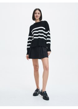 Reserved - Sweter w paski - czarny ze sklepu Reserved w kategorii Swetry damskie - zdjęcie 173710836