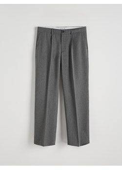 Reserved - Spodnie wide leg z kantem - szary ze sklepu Reserved w kategorii Spodnie męskie - zdjęcie 173710909