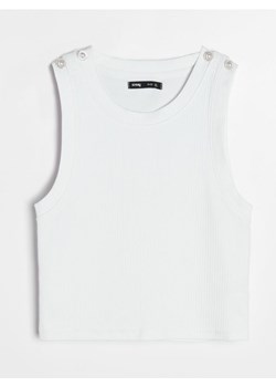 Sinsay - Top - biały ze sklepu Sinsay w kategorii Bluzki damskie - zdjęcie 173713805