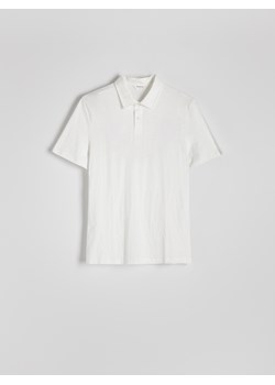 Reserved - Koszulka polo regular fit - złamana biel ze sklepu Reserved w kategorii T-shirty męskie - zdjęcie 173714326
