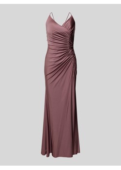 Sukienka wieczorowa z bocznymi marszczeniami ze sklepu Peek&Cloppenburg  w kategorii Sukienki - zdjęcie 173714736