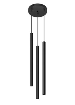 Czarna regulowana lampa wisząca sople - S668-Beva ze sklepu Edinos.pl w kategorii Lampy wiszące - zdjęcie 173715369