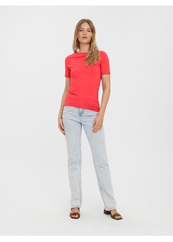 Vero Moda Koszulka w kolorze czerwonym ze sklepu Limango Polska w kategorii Bluzki damskie - zdjęcie 173716528