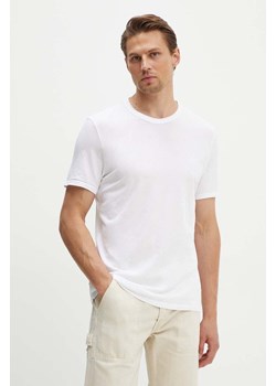 American Vintage t-shirt bawełniany męski kolor biały gładki MDEC1TH24 ze sklepu ANSWEAR.com w kategorii T-shirty męskie - zdjęcie 173717775