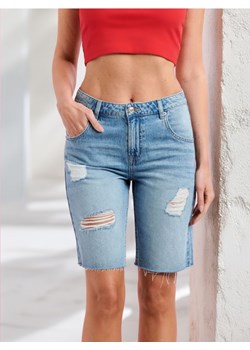 Sinsay - Szorty jeansowe - niebieski ze sklepu Sinsay w kategorii Szorty - zdjęcie 173720339