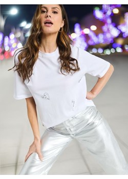 Sinsay - Koszulka - biały ze sklepu Sinsay w kategorii Bluzki damskie - zdjęcie 173720375