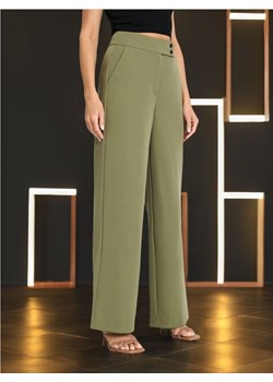 Sinsay - Spodnie eleganckie - khaki ze sklepu Sinsay w kategorii Spodnie damskie - zdjęcie 173720485